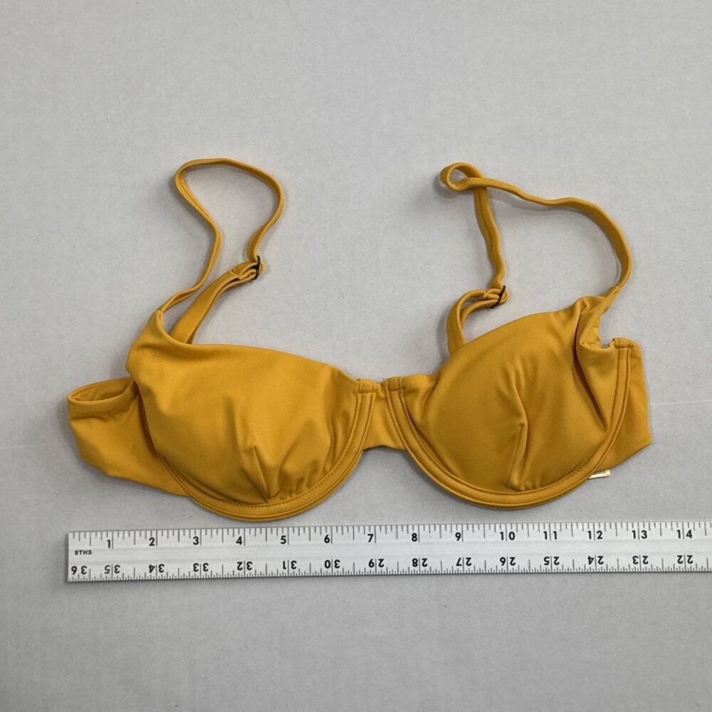 Mindy X Andie Women's S The Bermuda Underwire Swim Bikini Top Daffodil NWT‎ - Picture 13 of 16
